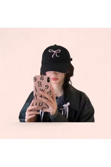 Casquette Noeud Rose