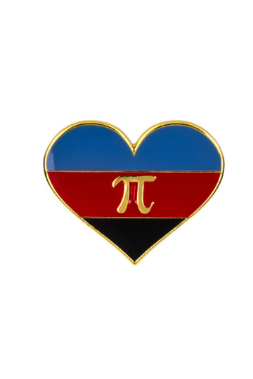 Pins Coeur Drapeau Polyamour