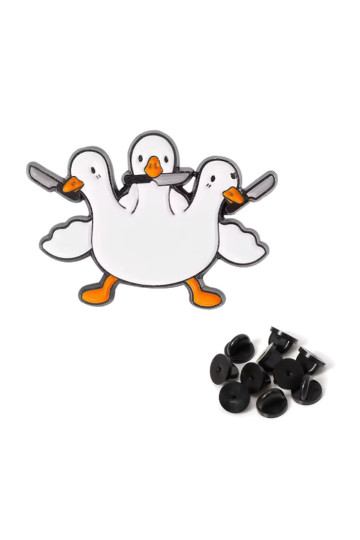 Pins Canard A 3 Têtes Avec Couteaux