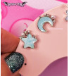 Blue Moon Star Earrings