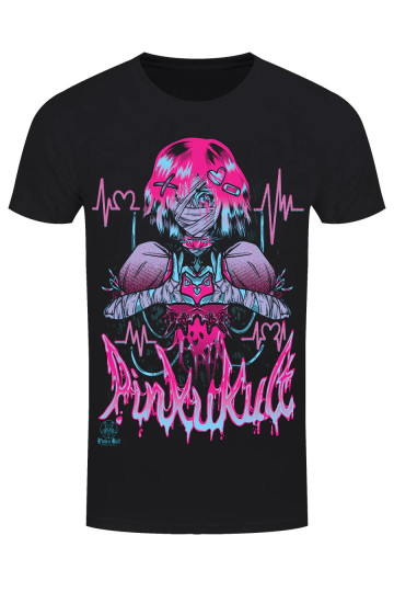 T-shirt Heartbeat Pinku Kult
