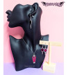 Collier Cercueil Rouge Freaky Pink