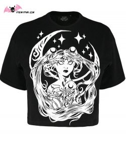 Crop Top Dark Sailor Moon