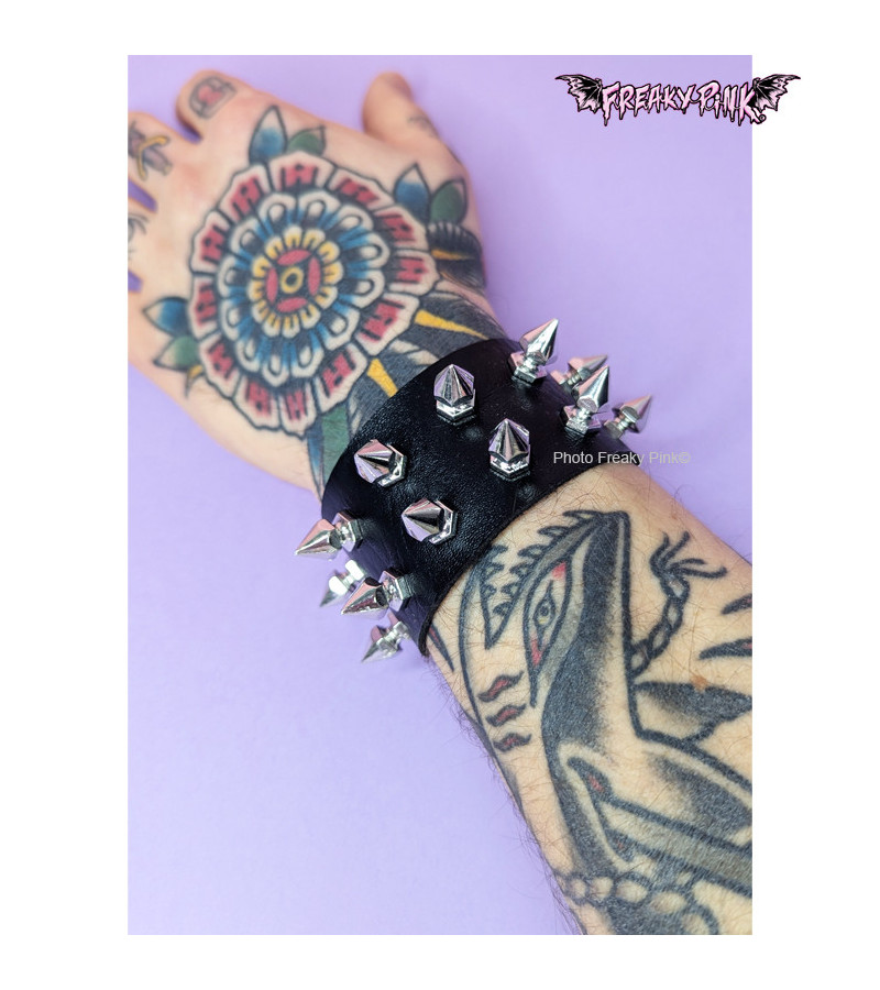 Bracelet A Piques 2 Rangs