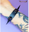 Bracelet Noir Piques Noirs