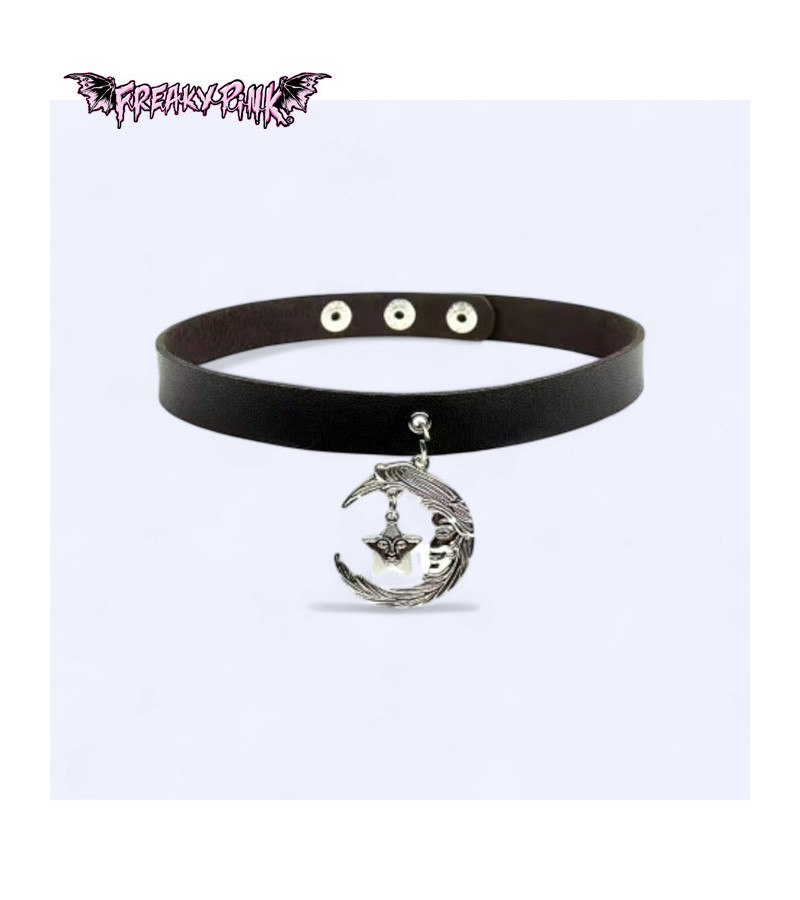 Choker Lune Etoile