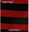 Dark Red And Black Wide Leg Warmers