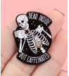 Dead Inside Skull Pin