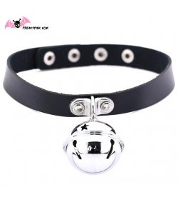 Choker clochette noir