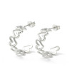 Boucles D'Oreilles Coeurs Acier Inoxydable