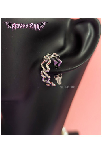 Stainless Steel Hearts Earrings