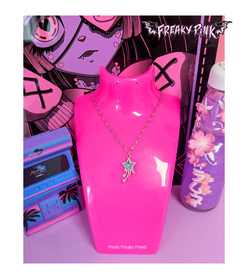 Iridescent Shooting Star Necklace
