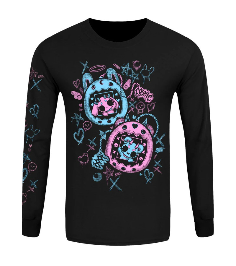 Virtual Friend Long Sleeves Cosmic Boop T-shirt