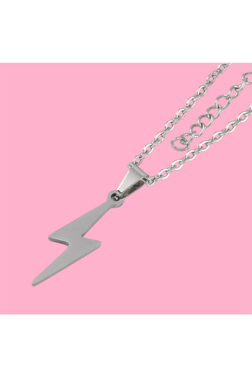 Lightning Stainless Steel Necklace