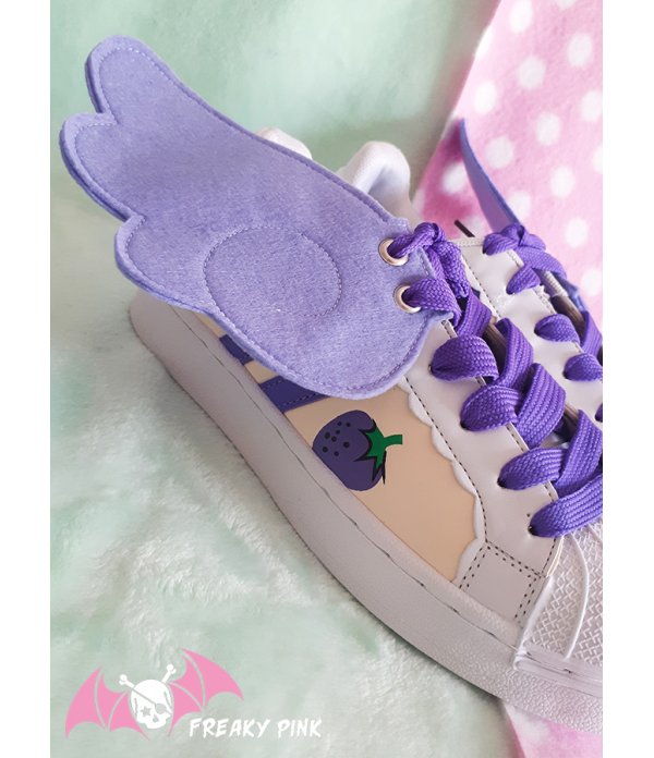 Ailes Pour Chaussures Violet Pastel