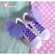 Ailes Pour Chaussures Violet Pastel