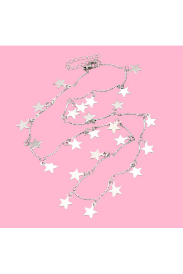 Collier Etoiles Acier Inoxydable