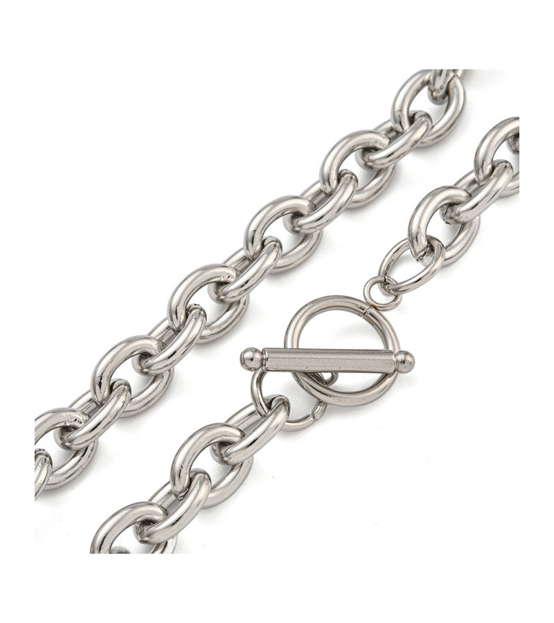 Collier Grosse Chaine Acier Inoxydable