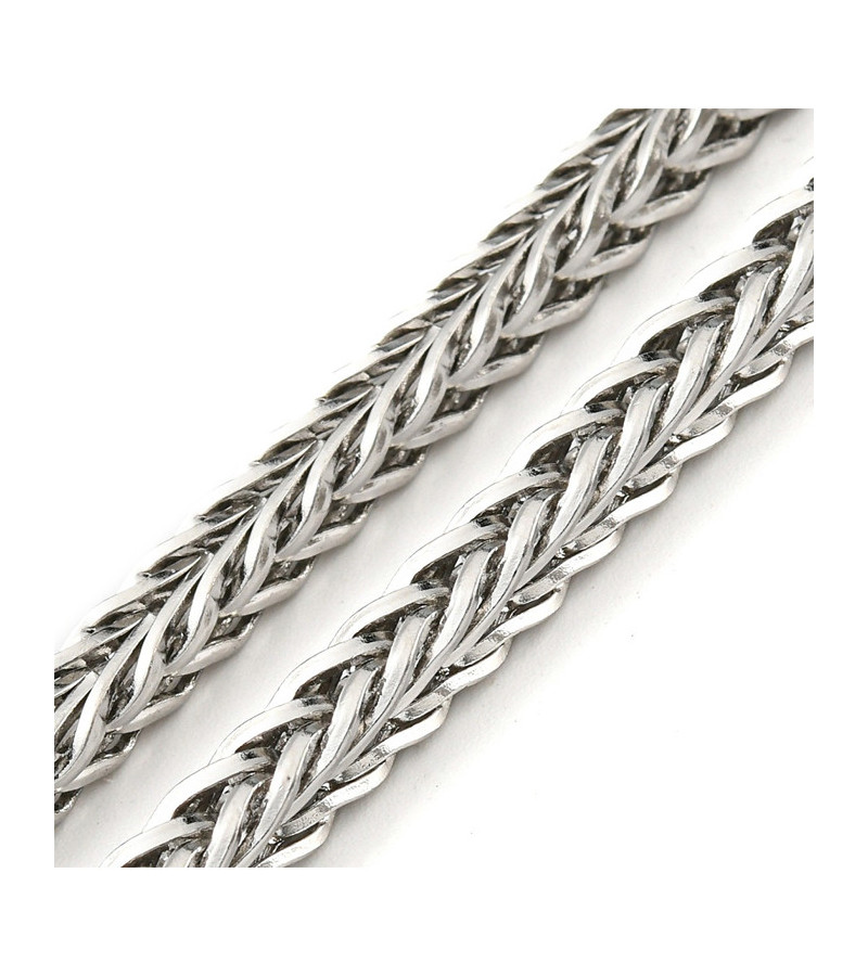 Collier Longue Chaine Acier Inoxydable