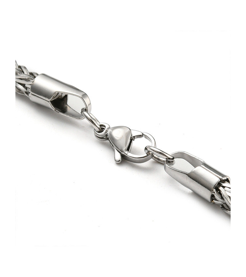 Collier Longue Chaine Acier Inoxydable