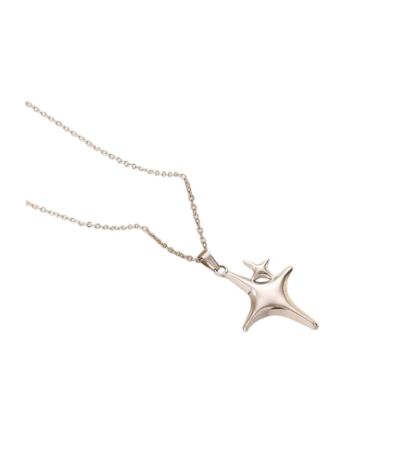 Collier Atomic Stars Acier Inoxydable