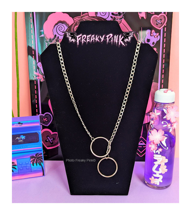 O-Ring Chain Choker Necklace