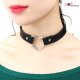 Collier Choker Coeur Noir