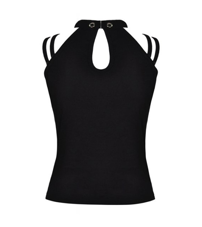 Gothic Pentagram Crop Top