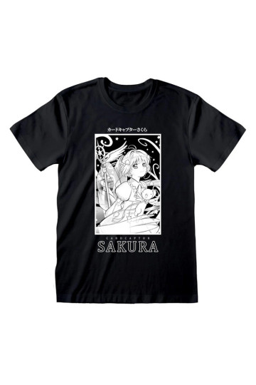 Cardcaptor Sakura Black White T-shirt