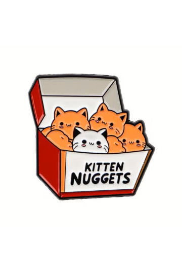 Kitten Nuggets Cat Pin