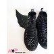 Ailes Pour Chaussures Spider Web Vertes Et Noires