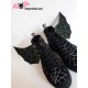 Ailes Pour Chaussures Spider Web Vertes Et Noires