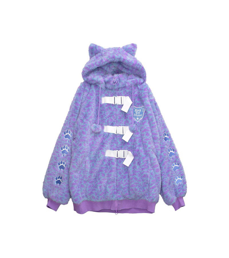 Purple Monster Black Cat Alliance Coat - Listen Flavor