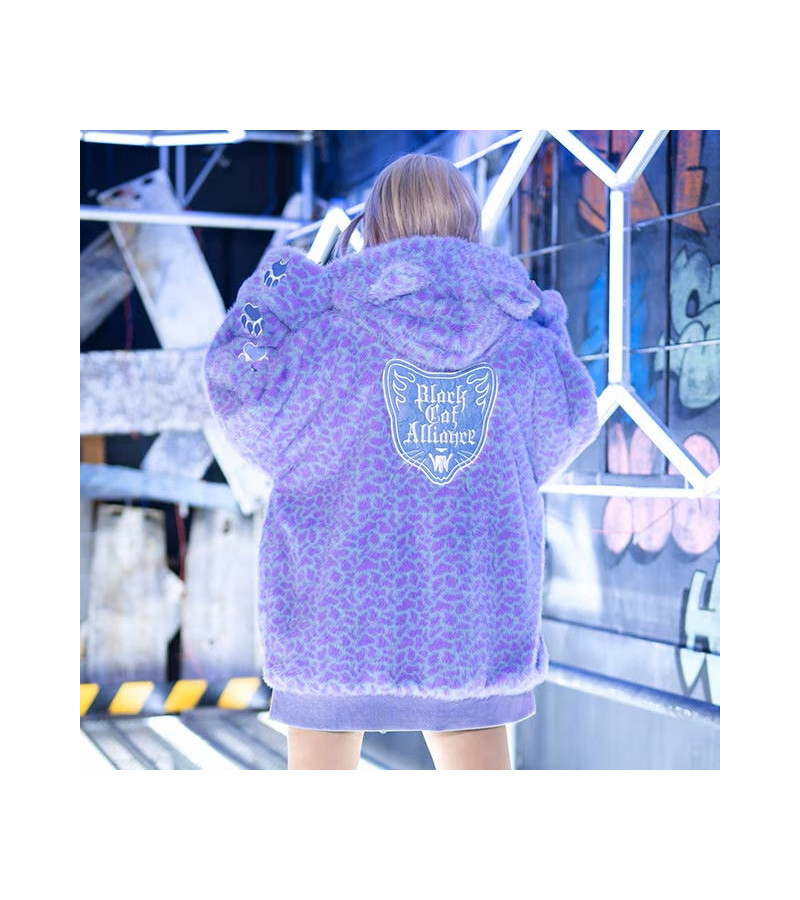 Purple Monster Black Cat Alliance Coat - Listen Flavor