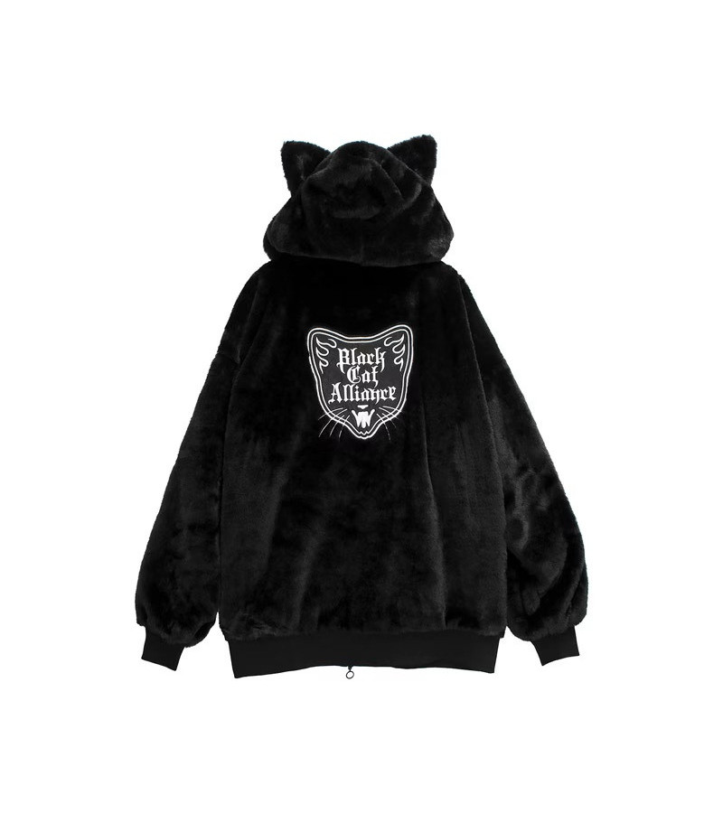 Black Monster Black Cat Alliance Coat - Listen Flavor
