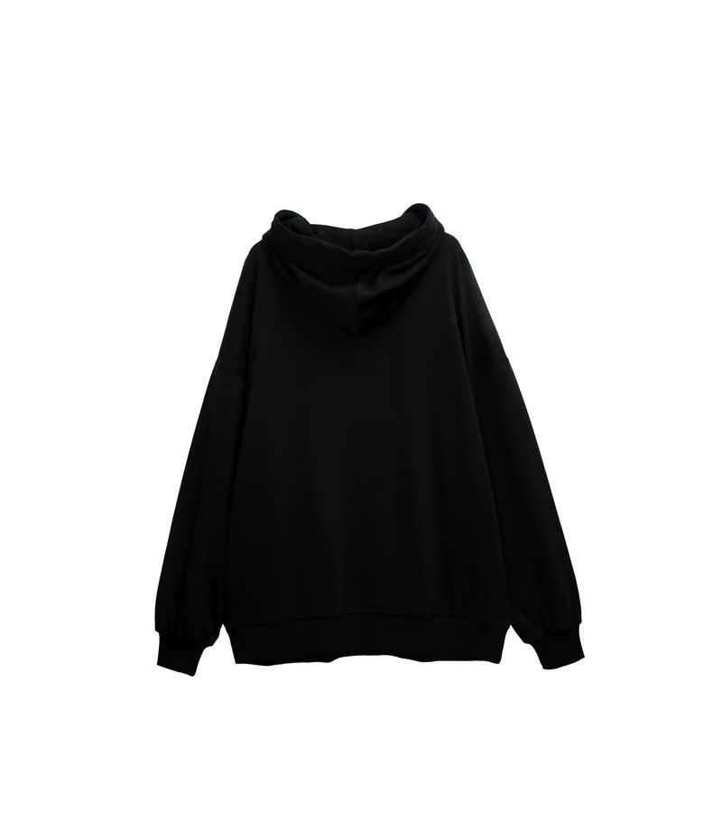 Sweat-shirt Coeur Bleu Métallique Barbelé - Listen Flavor