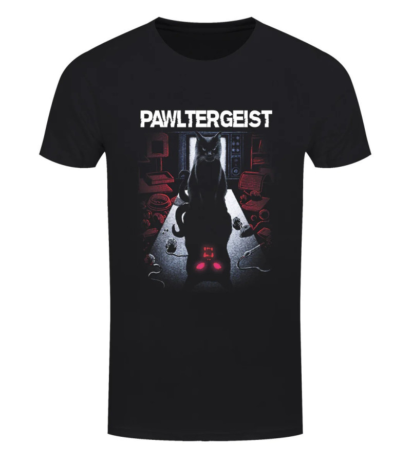 Horror Cats Pawltergeist T-shirt