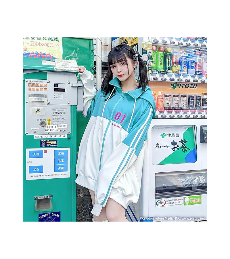 Emeraude Hatsune Miku X Listen Flavor Sweat-Shirt