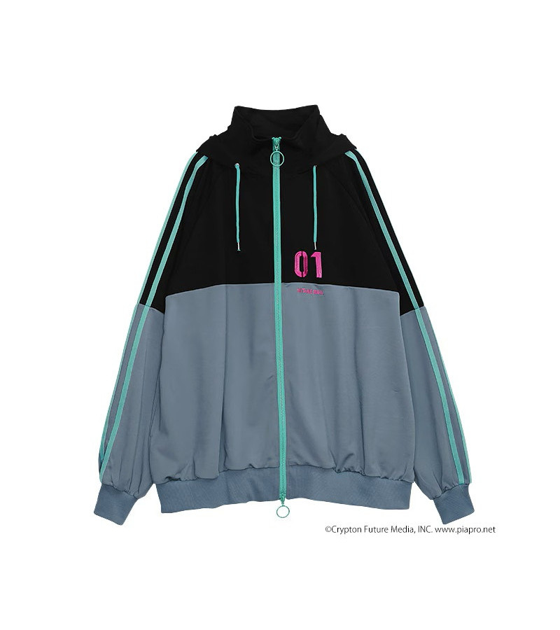 Sweat-Shirt Gris Hatsune Miku X Listen Flavor