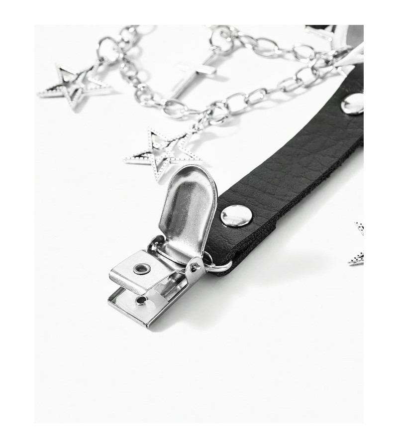 Pentagram Chains Cross Stars Garter