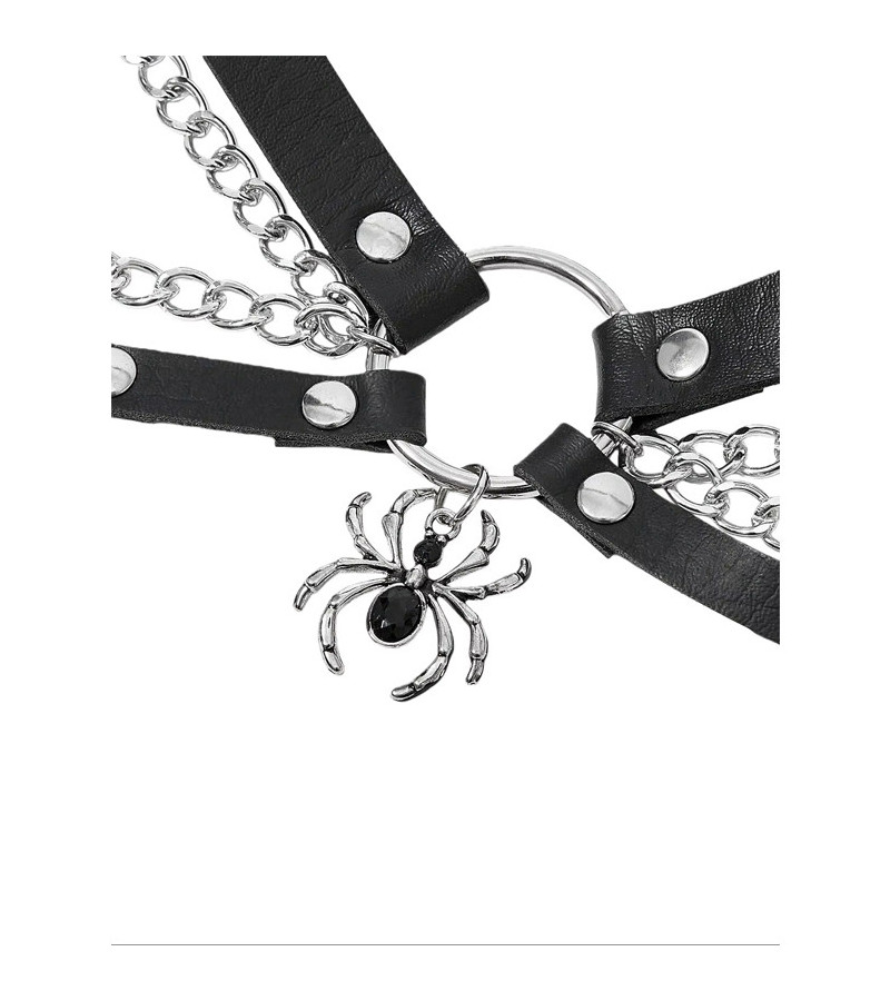 Jarretière Araignée Chaines Croix