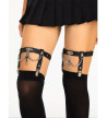 Black Cross Chains Garter