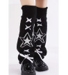 Leg Warmers Noirs Etoile Blanche