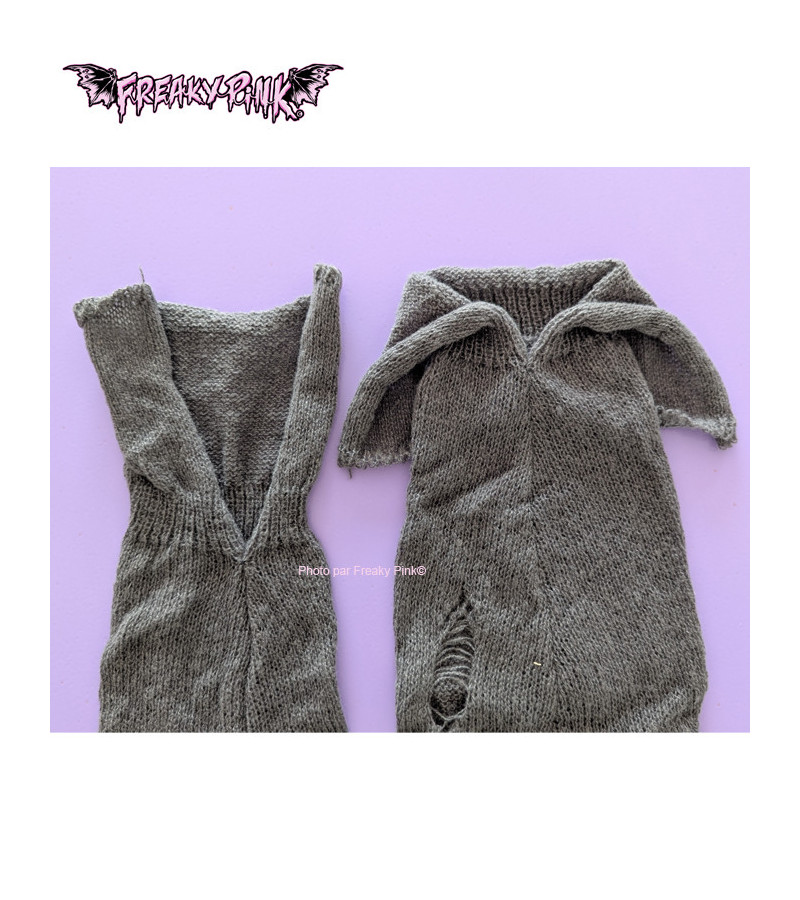 Destroy Grey Wide Leg Warmers