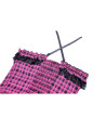 Gothic Lolita Pink and Black Plaid Dress