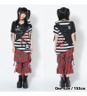 Punk Border T-Shirt Noir Blanc ACDC RAG