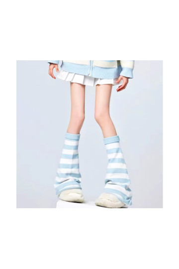 Leg Warmers Evasés Bleu Ciel
