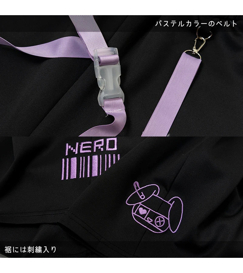 Blood Nero Purple Cropped Pants ACDC RAG