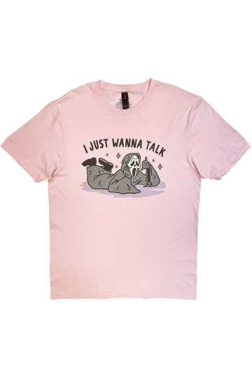 T-shirt Ghostface I Just Wanna Talk