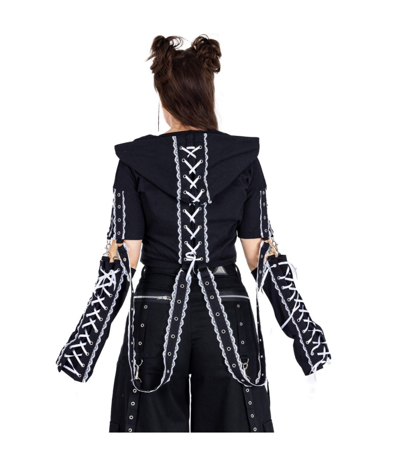 Crop Sweat-Shirt Azalea de dos